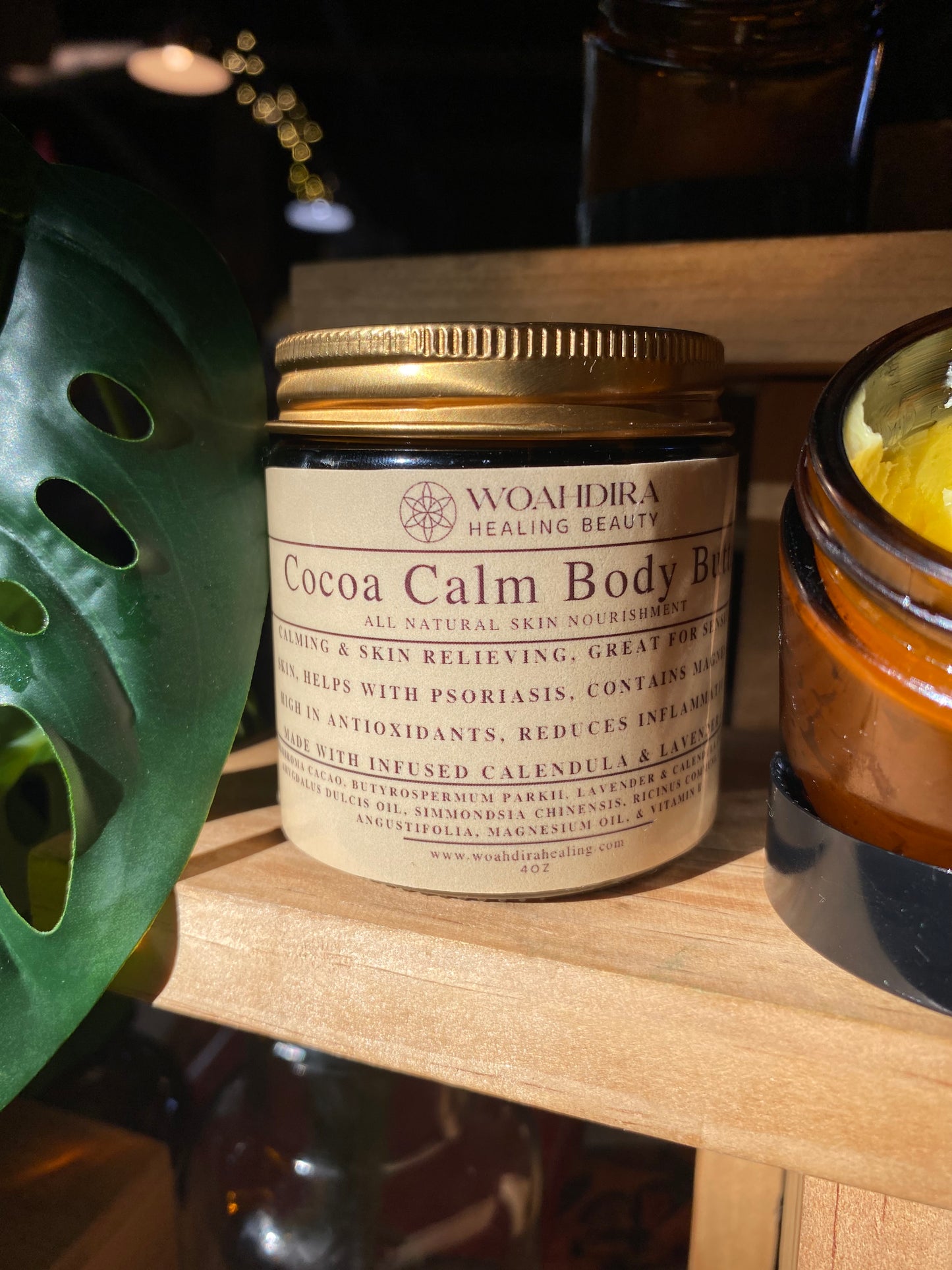 Manteca de cacao calmante