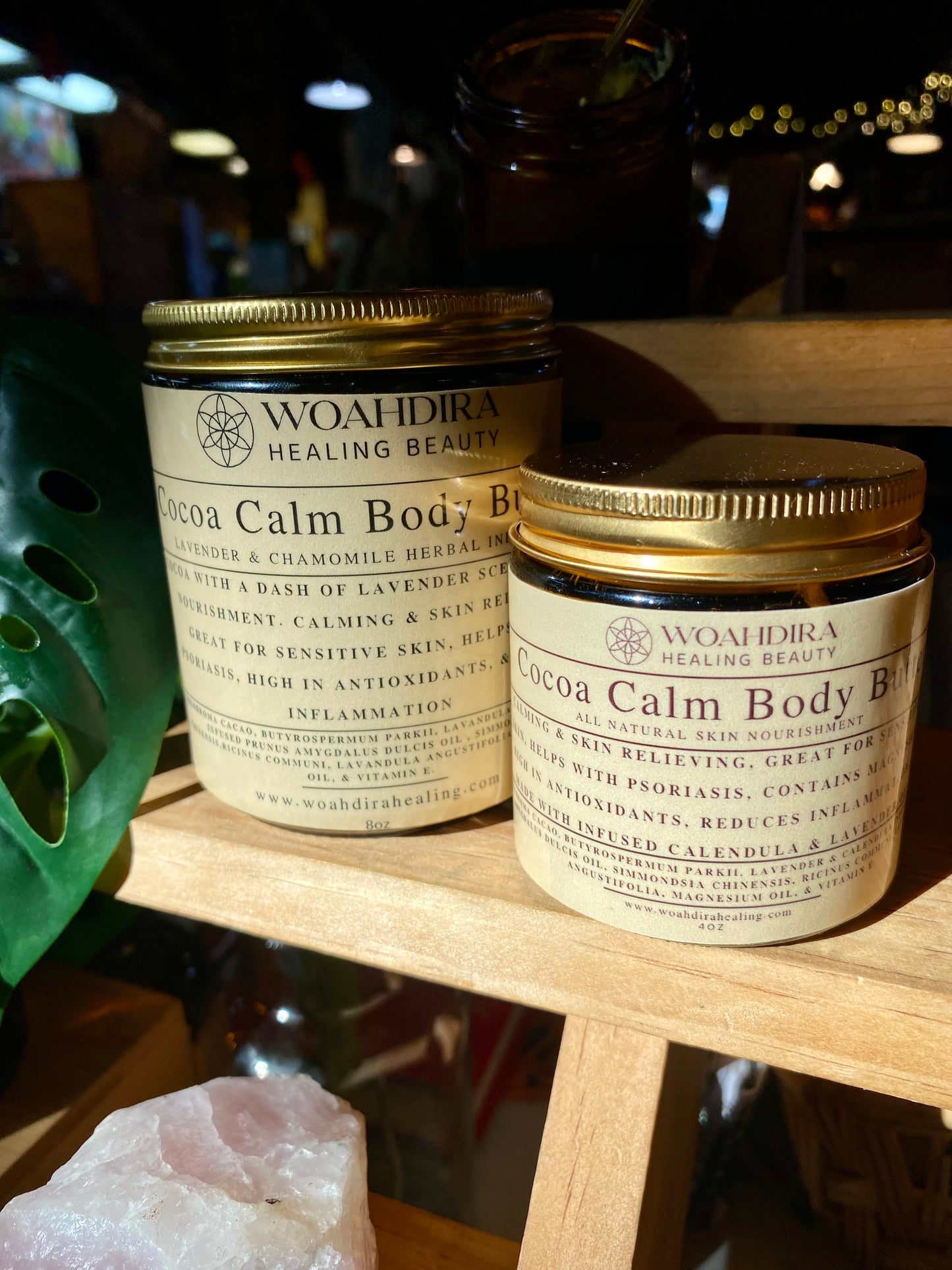 Manteca de cacao calmante