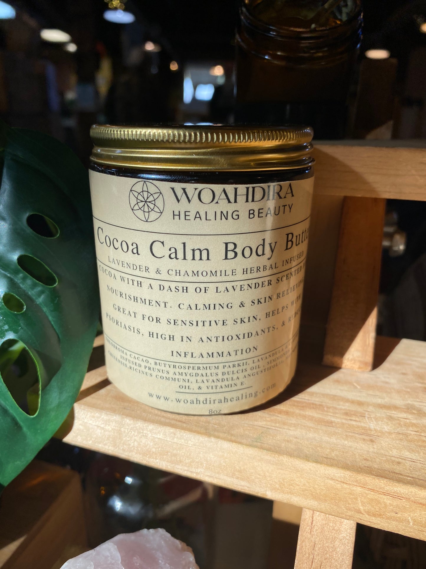 Manteca de cacao calmante
